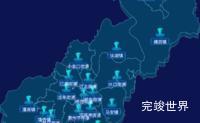 echarts惠州市惠城区geoJson地图点击跳转到指定页面代码演示